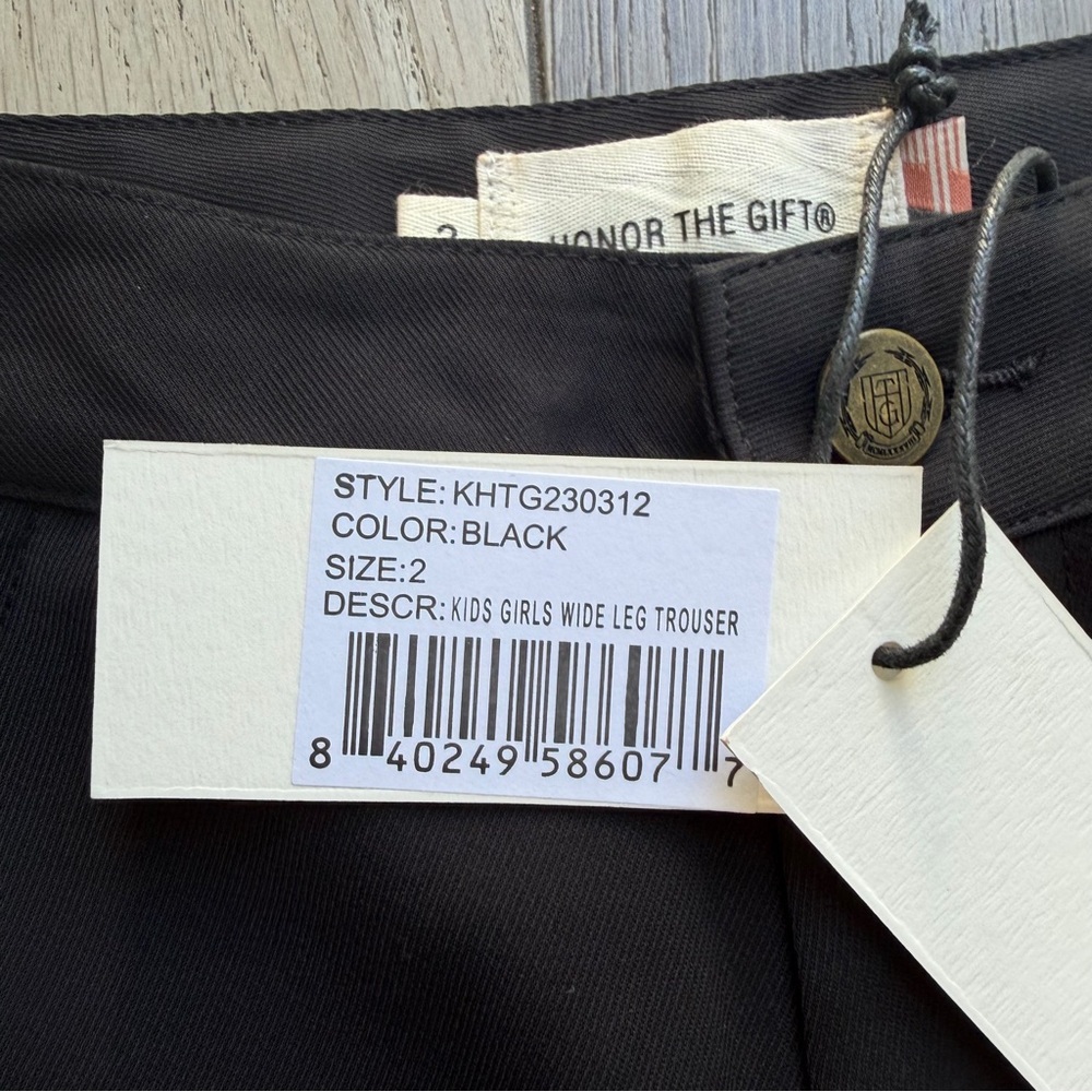 Elegant Black Kids Formal Pants - Picture 3 of 4